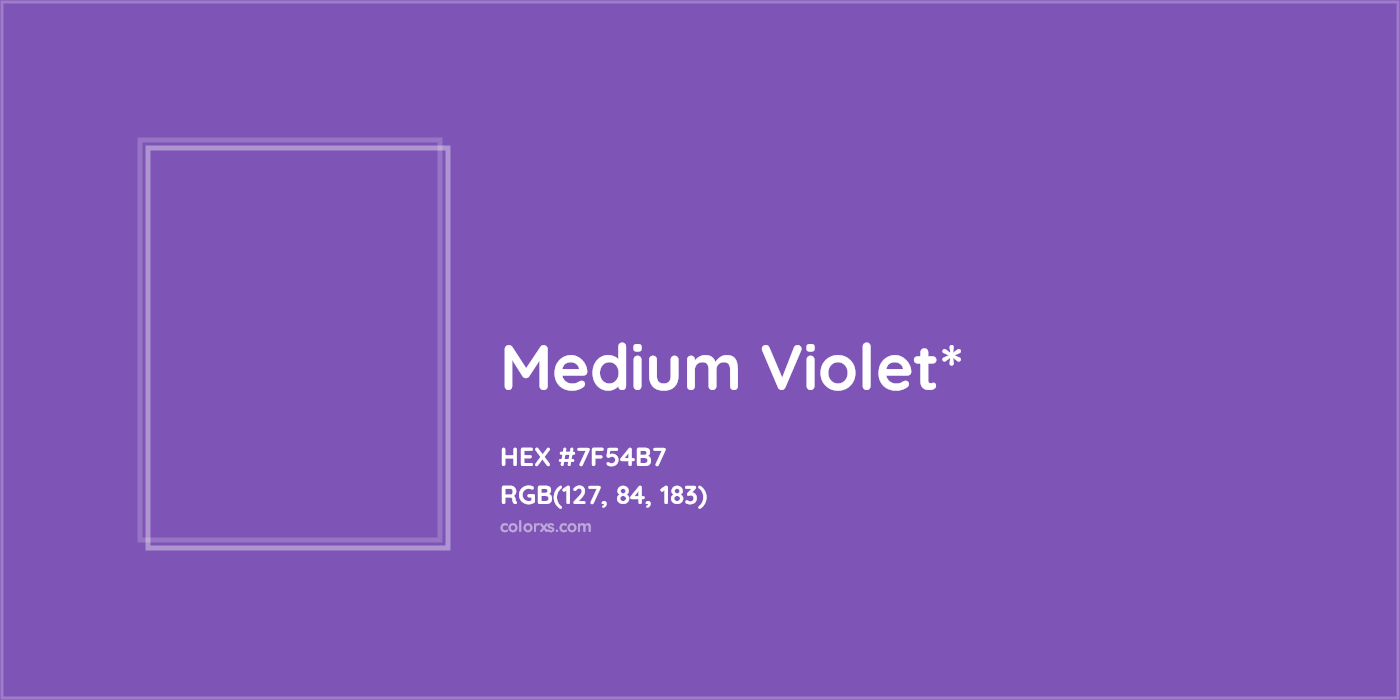 HEX #7F54B7 Color Name, Color Code, Palettes, Similar Paints, Images