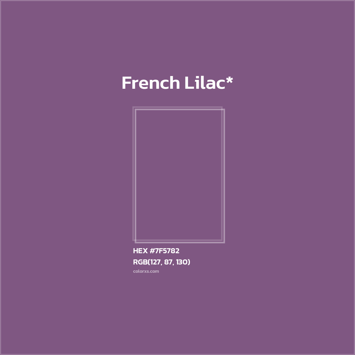 HEX #7F5782 Color Name, Color Code, Palettes, Similar Paints, Images