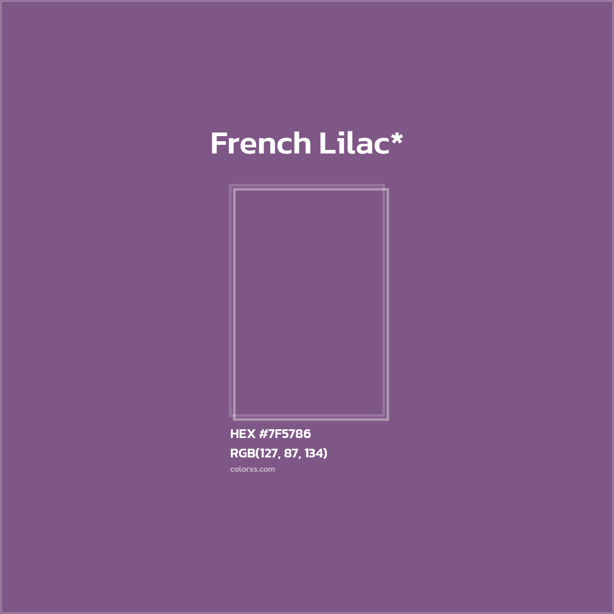 HEX #7F5786 Color Name, Color Code, Palettes, Similar Paints, Images