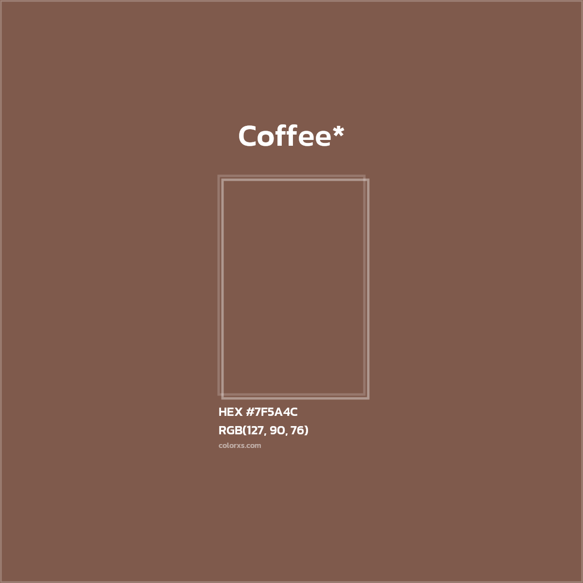 HEX #7F5A4C Color Name, Color Code, Palettes, Similar Paints, Images