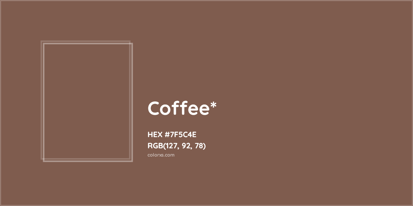 HEX #7F5C4E Color Name, Color Code, Palettes, Similar Paints, Images