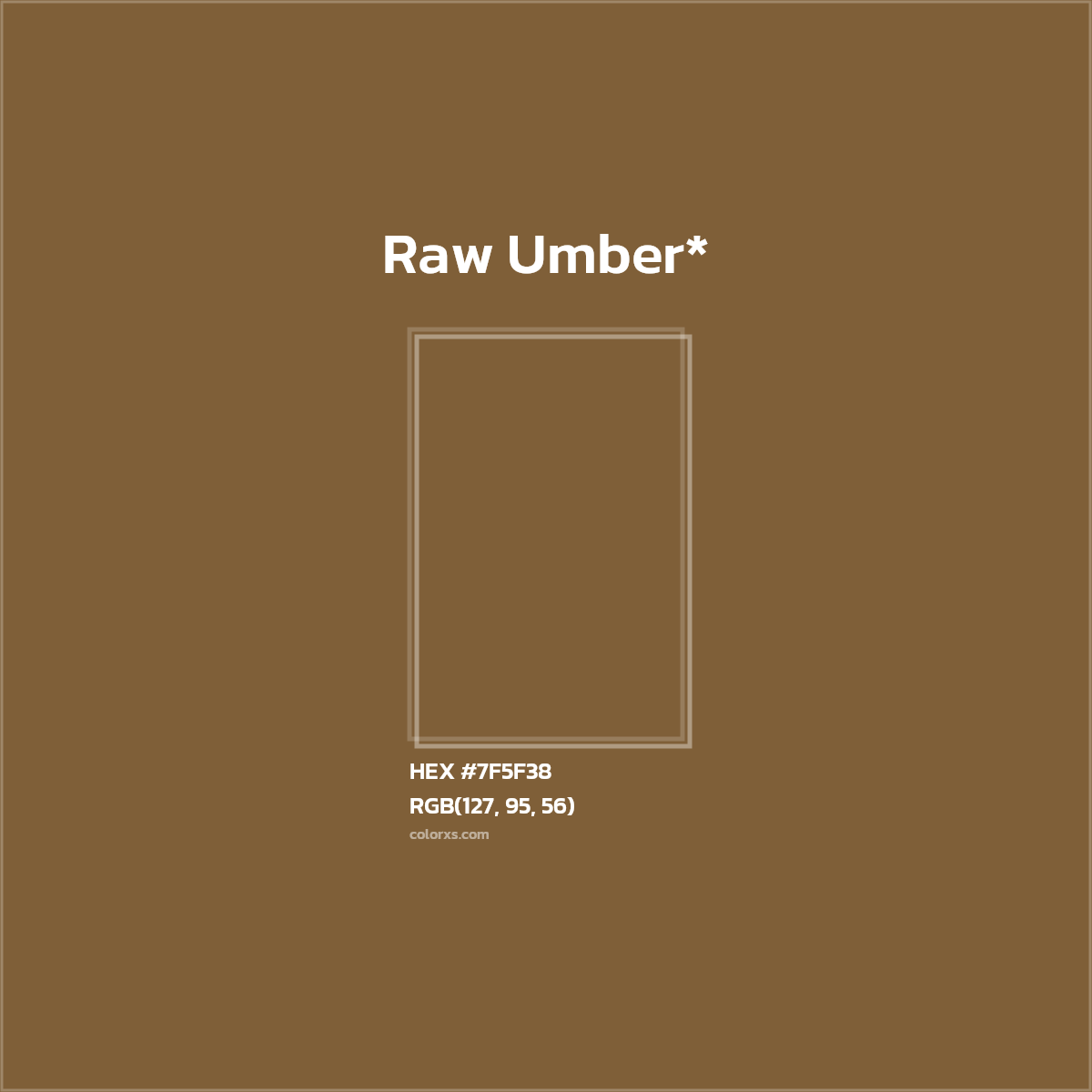 HEX #7F5F38 Color Name, Color Code, Palettes, Similar Paints, Images