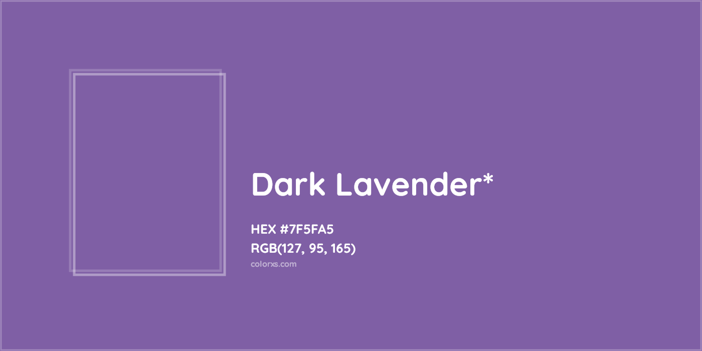 HEX #7F5FA5 Color Name, Color Code, Palettes, Similar Paints, Images