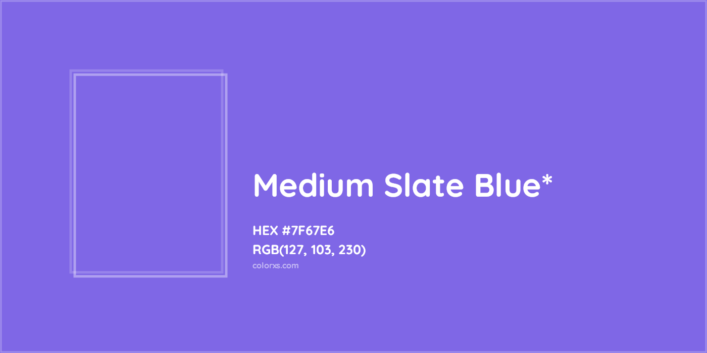 HEX #7F67E6 Color Name, Color Code, Palettes, Similar Paints, Images
