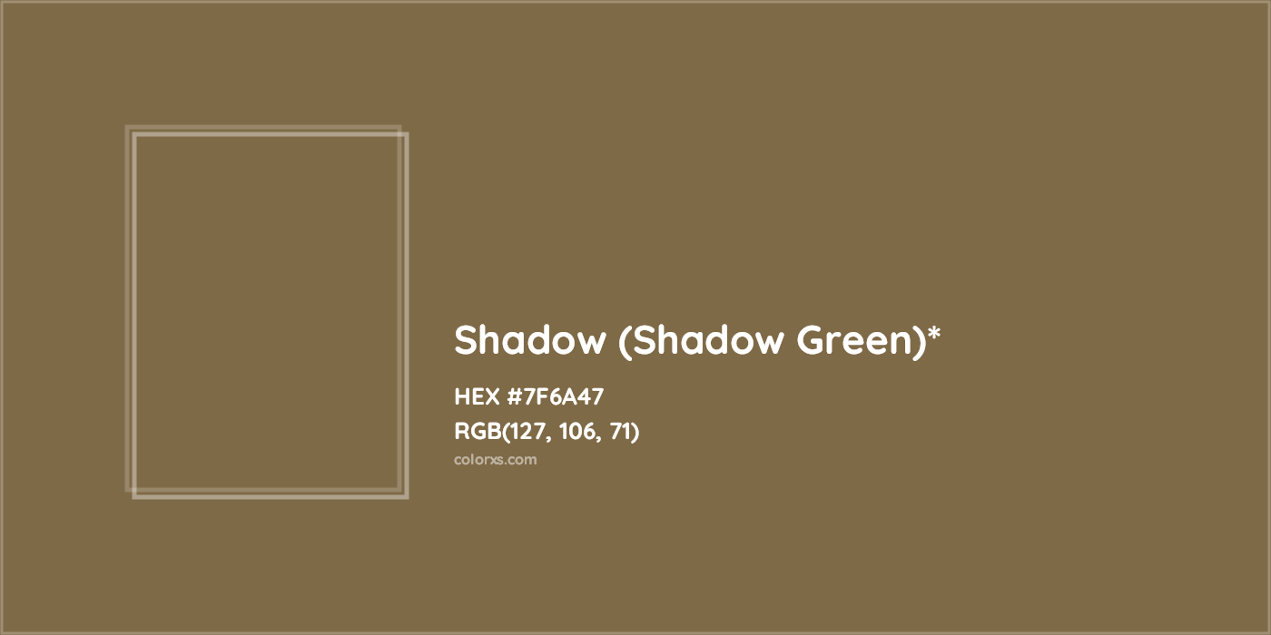 HEX #7F6A47 Color Name, Color Code, Palettes, Similar Paints, Images