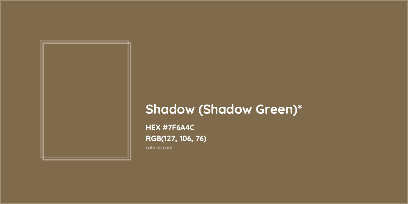 HEX #7F6A4C Color Name, Color Code, Palettes, Similar Paints, Images