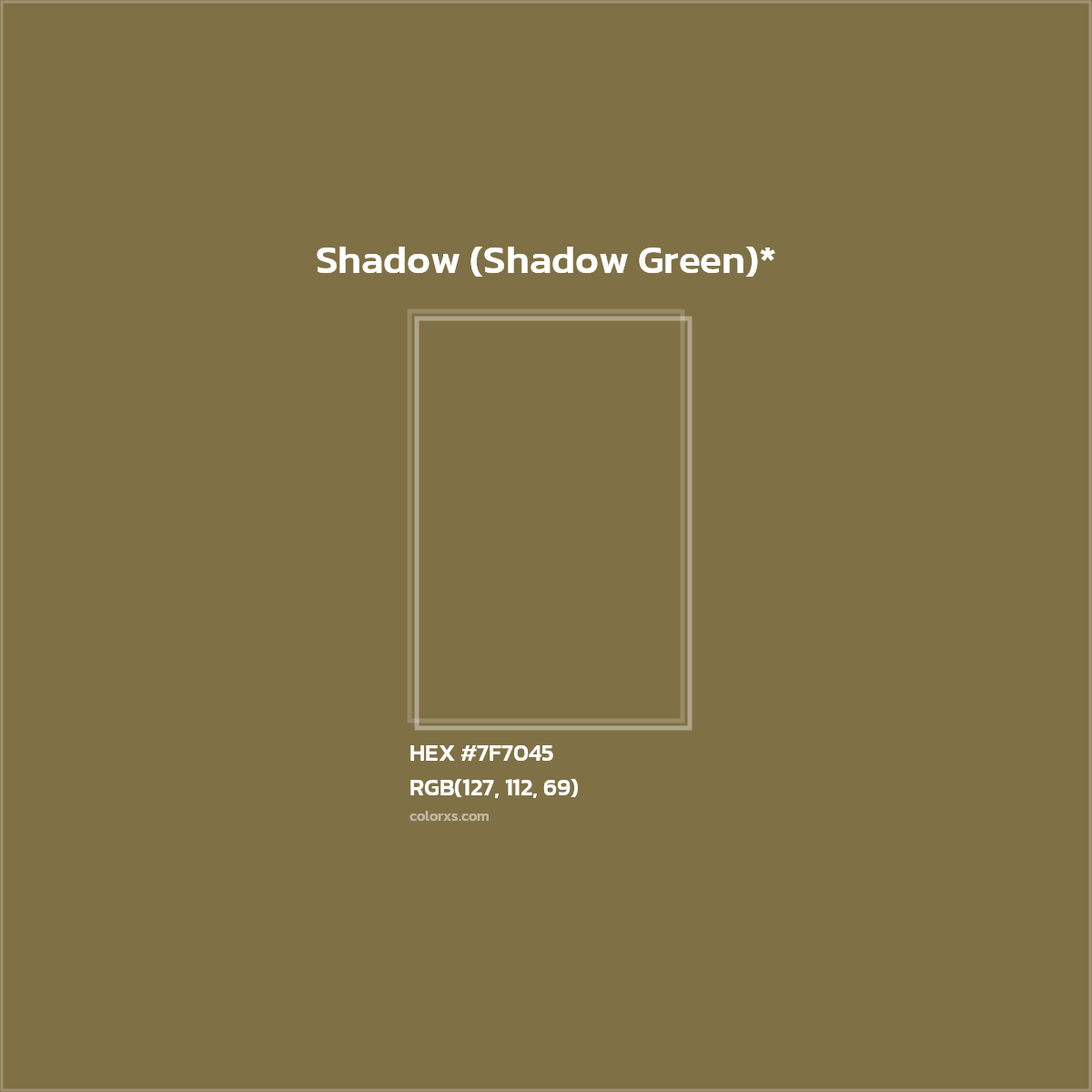 HEX #7F7045 Color Name, Color Code, Palettes, Similar Paints, Images