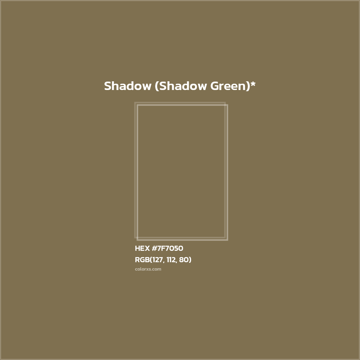 HEX #7F7050 Color Name, Color Code, Palettes, Similar Paints, Images