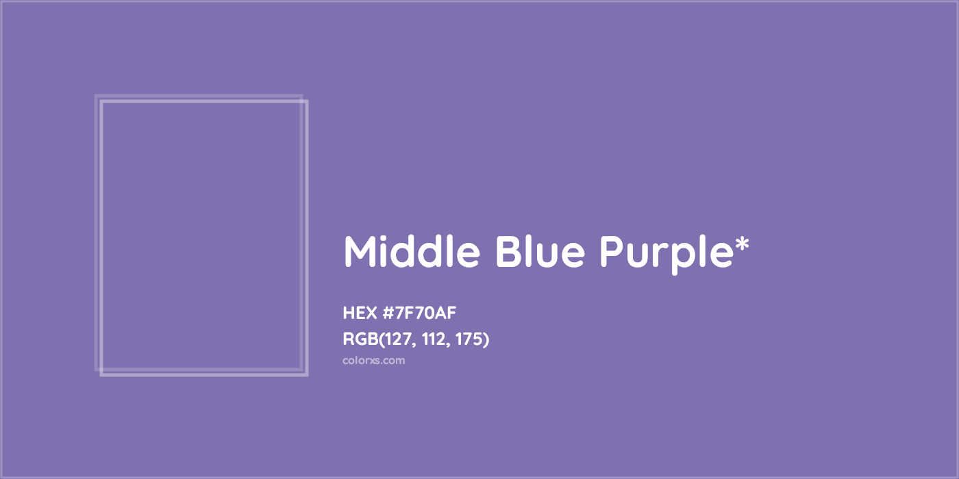 HEX #7F70AF Color Name, Color Code, Palettes, Similar Paints, Images