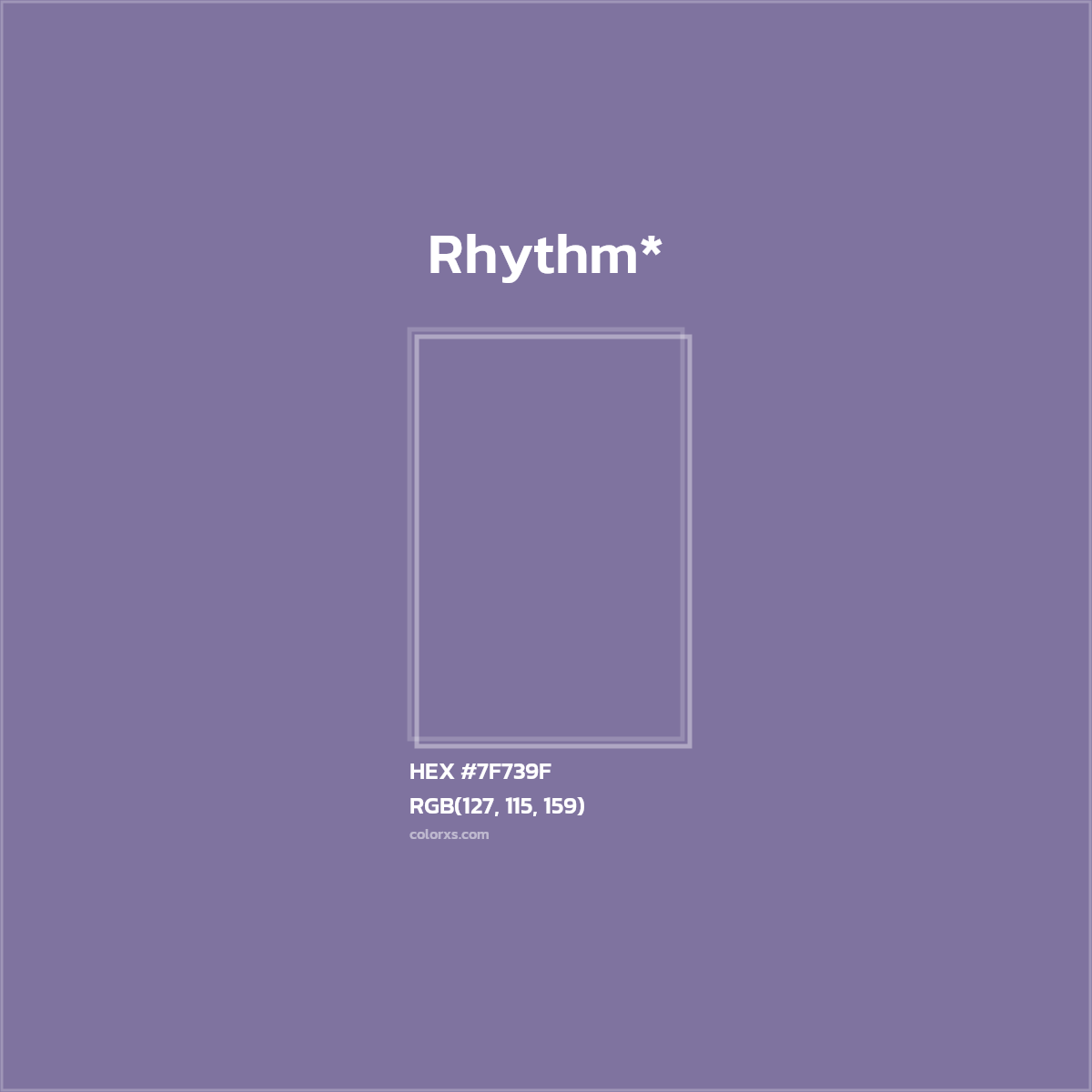 HEX #7F739F Color Name, Color Code, Palettes, Similar Paints, Images