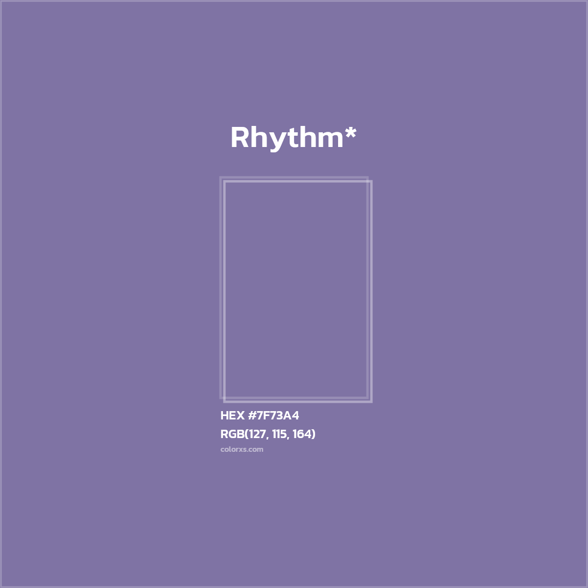 HEX #7F73A4 Color Name, Color Code, Palettes, Similar Paints, Images