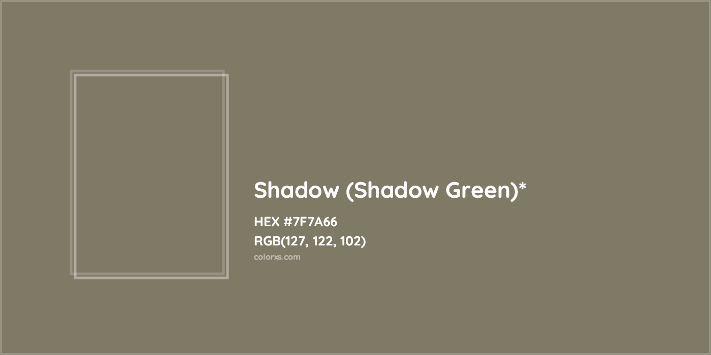 HEX #7F7A66 Color Name, Color Code, Palettes, Similar Paints, Images
