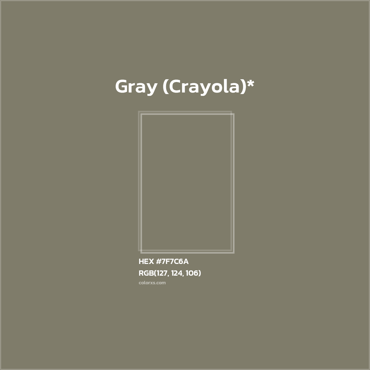 HEX #7F7C6A Color Name, Color Code, Palettes, Similar Paints, Images