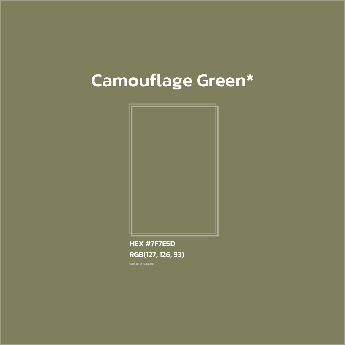 HEX #7F7E5D Color Name, Color Code, Palettes, Similar Paints, Images