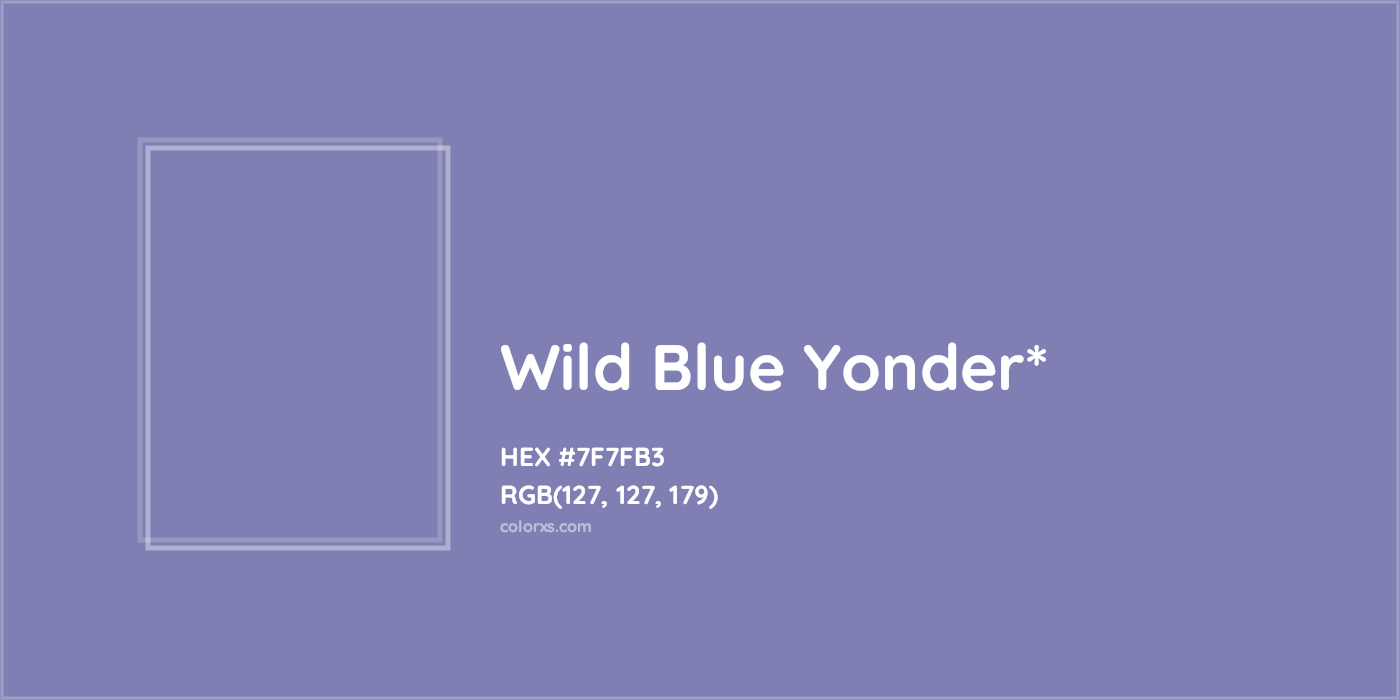 HEX #7F7FB3 Color Name, Color Code, Palettes, Similar Paints, Images