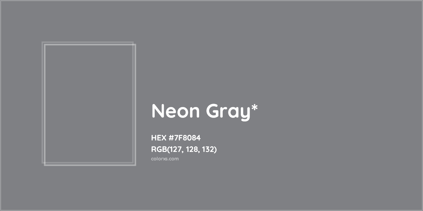 HEX #7F8084 Color Name, Color Code, Palettes, Similar Paints, Images
