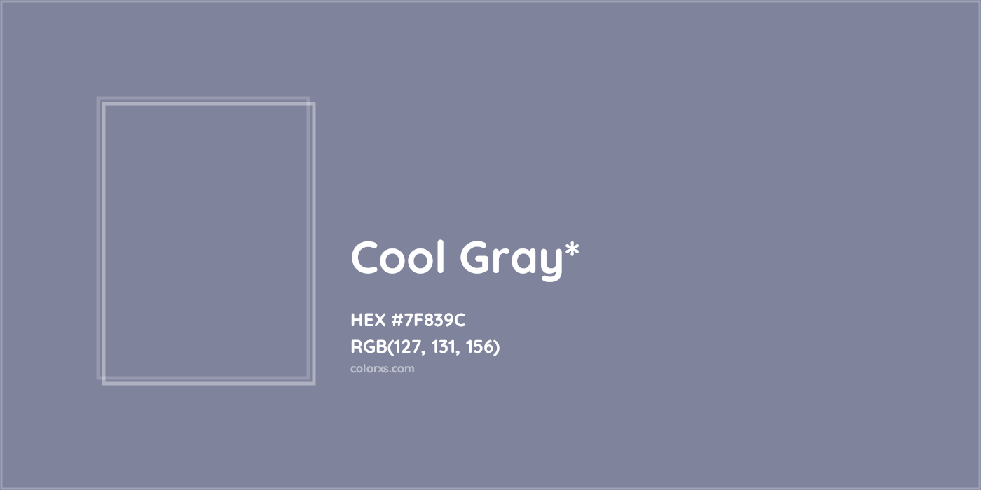 HEX #7F839C Color Name, Color Code, Palettes, Similar Paints, Images