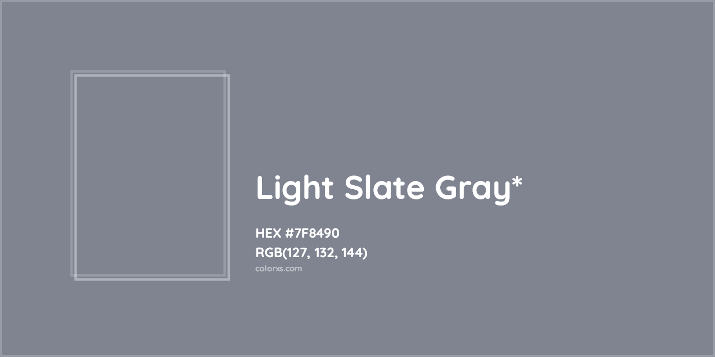 HEX #7F8490 Color Name, Color Code, Palettes, Similar Paints, Images