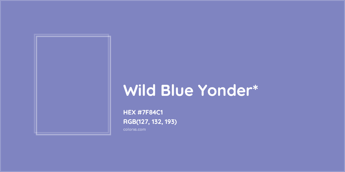 HEX #7F84C1 Color Name, Color Code, Palettes, Similar Paints, Images
