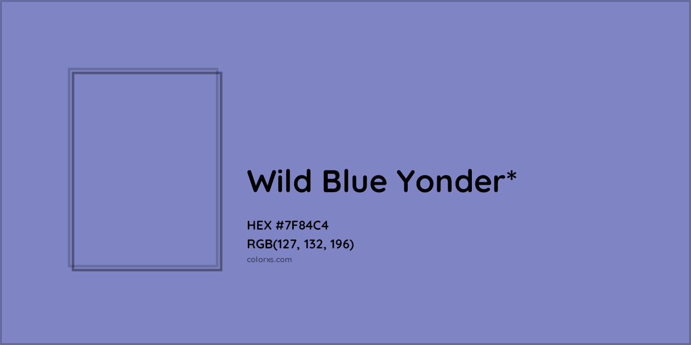 HEX #7F84C4 Color Name, Color Code, Palettes, Similar Paints, Images