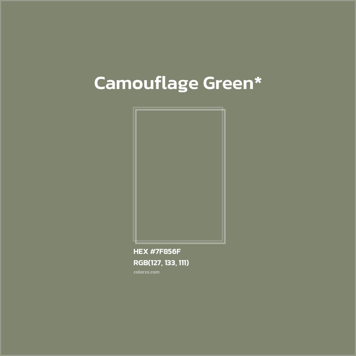 HEX #7F856F Color Name, Color Code, Palettes, Similar Paints, Images
