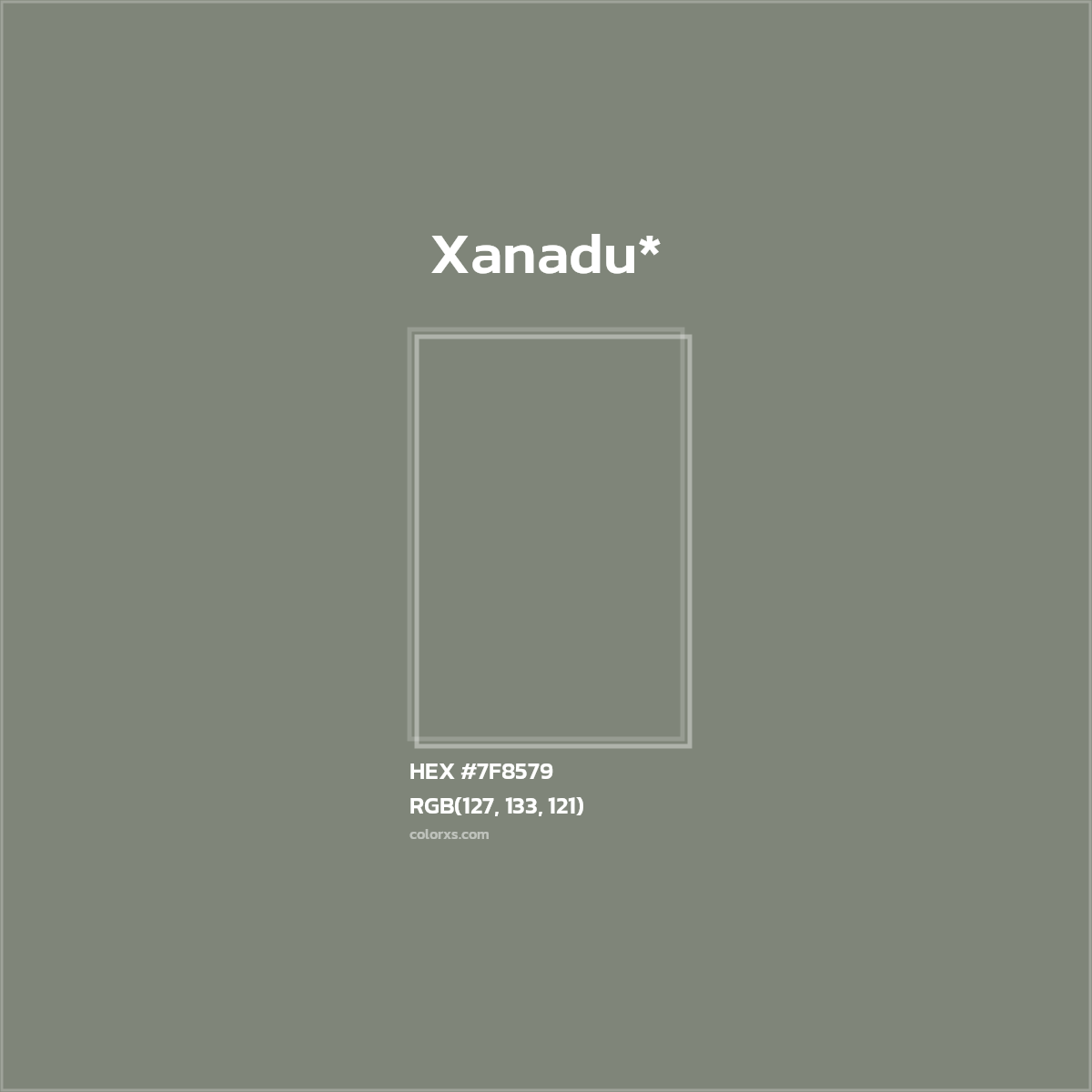 HEX #7F8579 Color Name, Color Code, Palettes, Similar Paints, Images