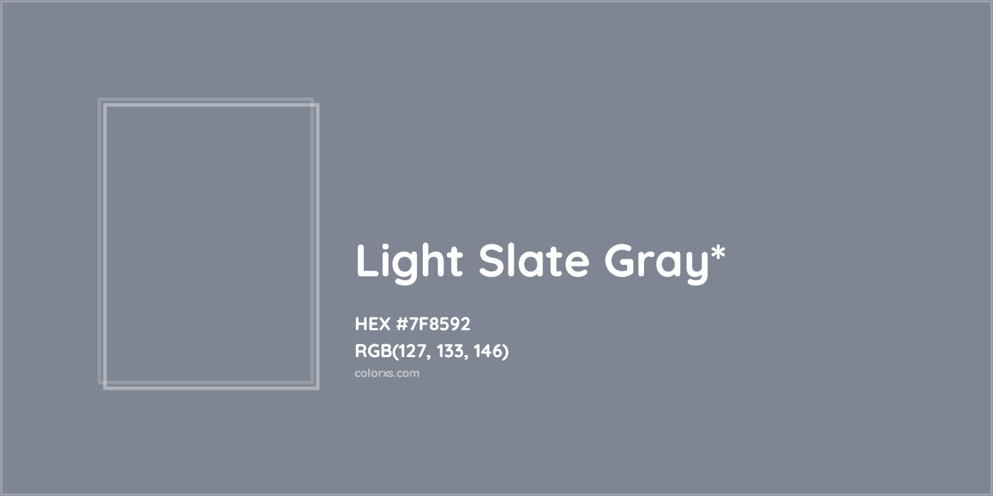 HEX #7F8592 Color Name, Color Code, Palettes, Similar Paints, Images