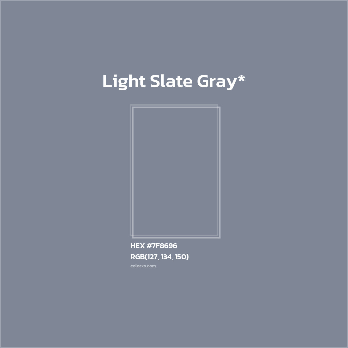 HEX #7F8696 Color Name, Color Code, Palettes, Similar Paints, Images