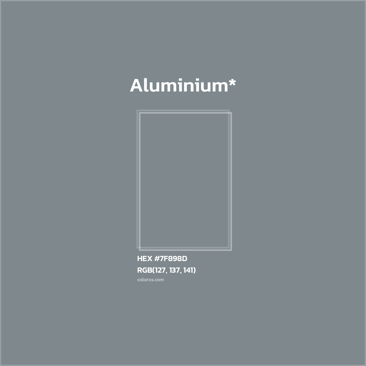 HEX #7F898D Color Name, Color Code, Palettes, Similar Paints, Images