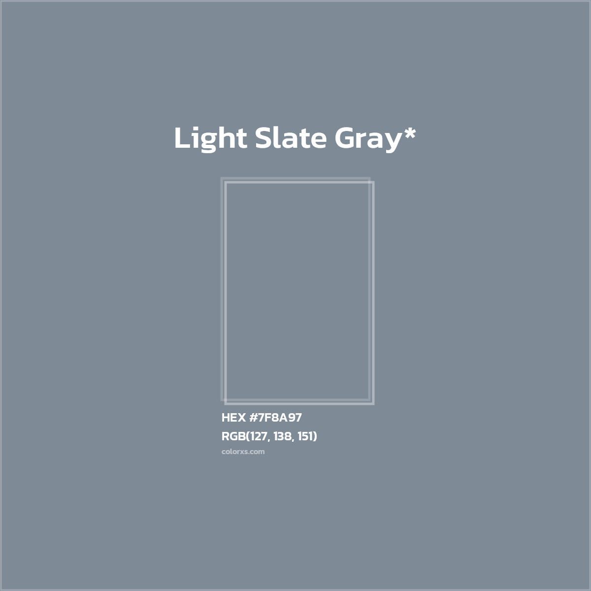 HEX #7F8A97 Color Name, Color Code, Palettes, Similar Paints, Images
