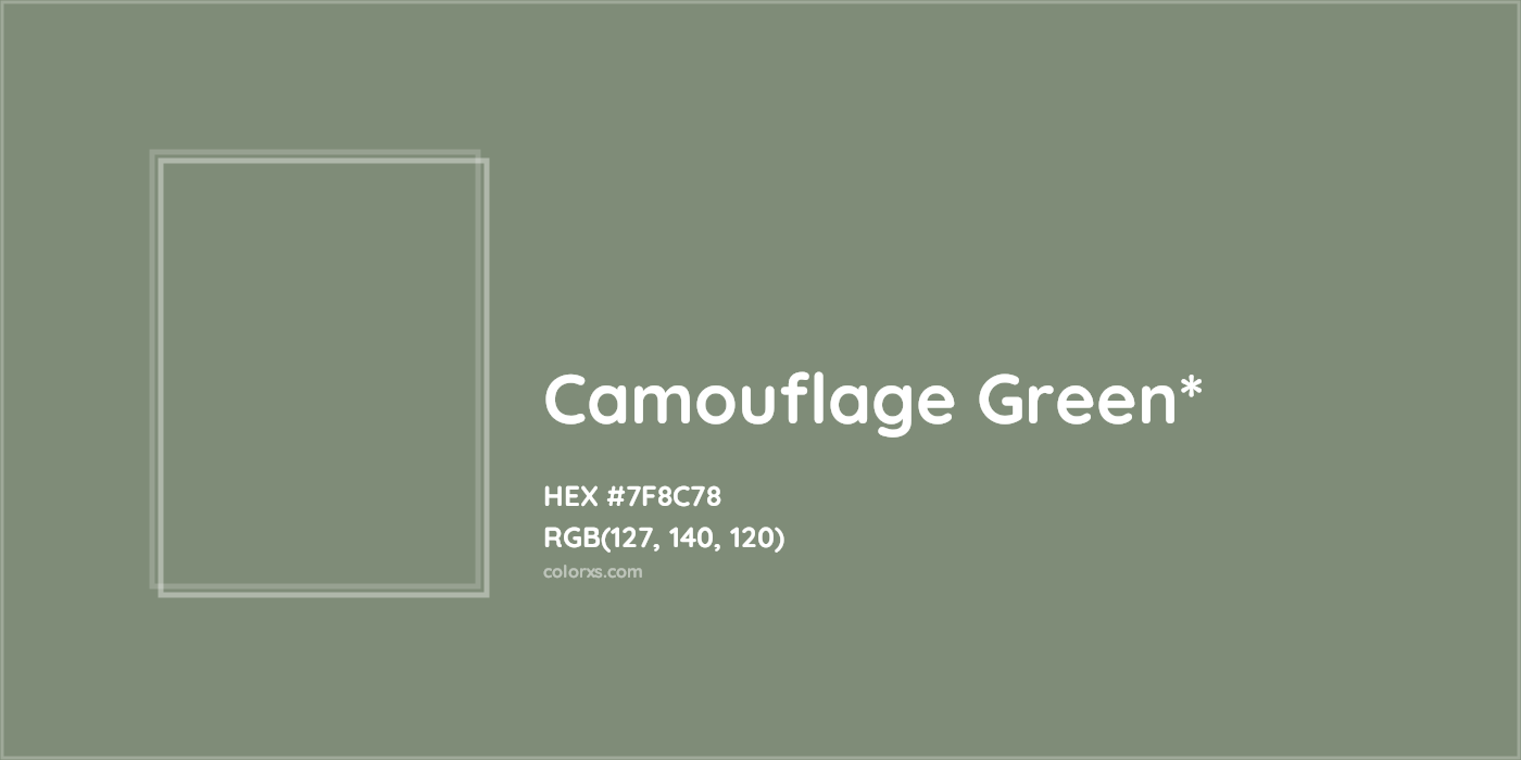 HEX #7F8C78 Color Name, Color Code, Palettes, Similar Paints, Images