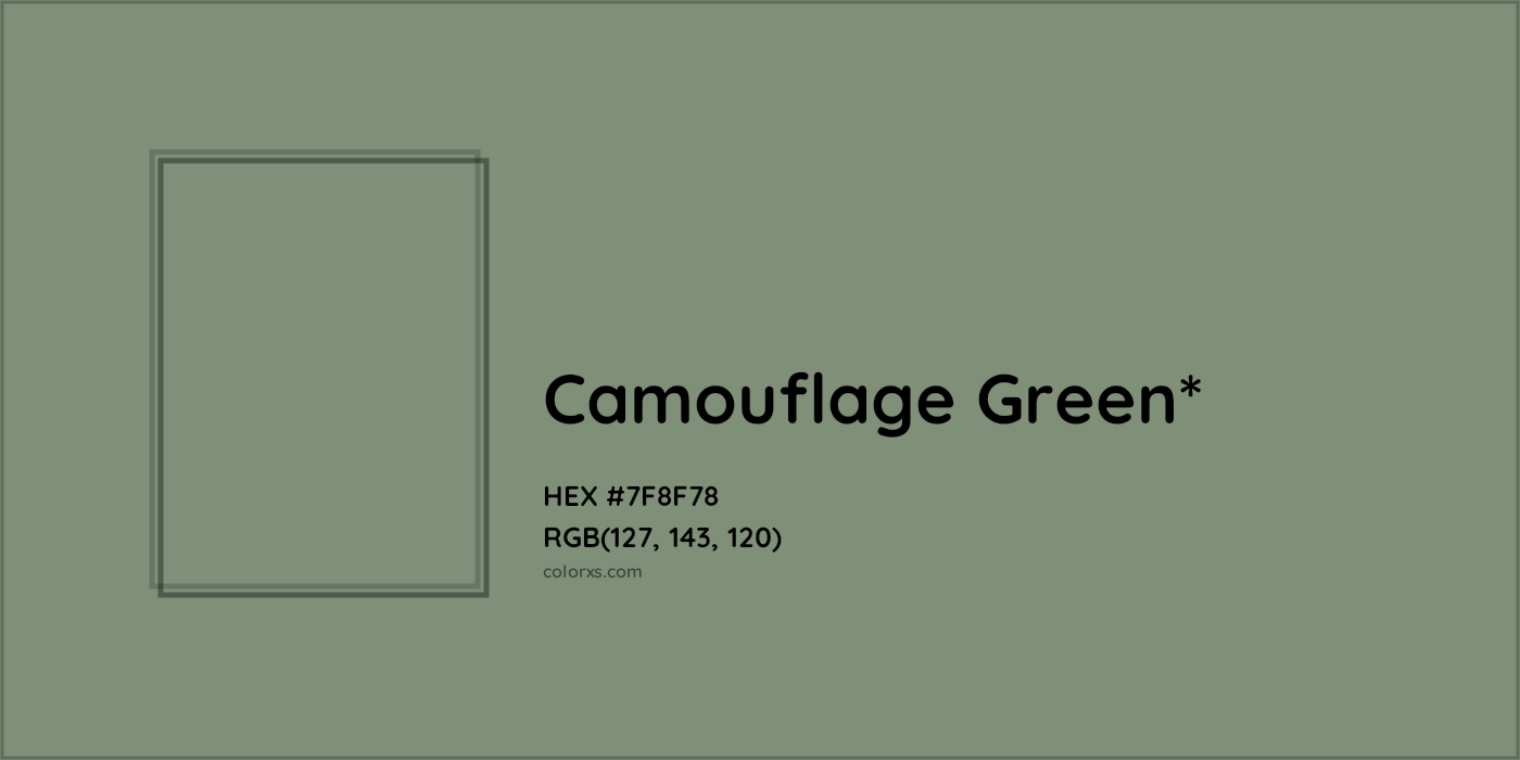 HEX #7F8F78 Color Name, Color Code, Palettes, Similar Paints, Images