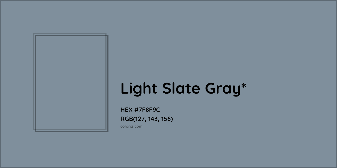 HEX #7F8F9C Color Name, Color Code, Palettes, Similar Paints, Images