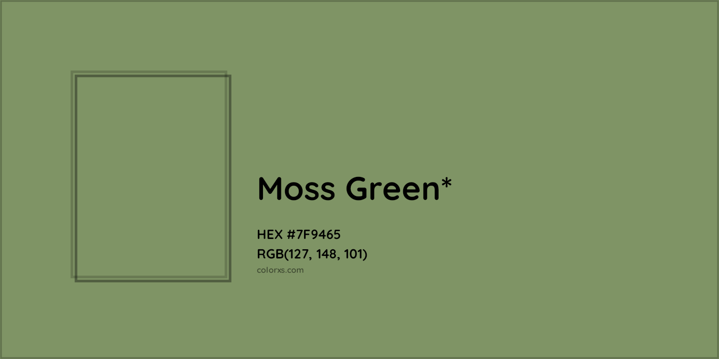 HEX #7F9465 Color Name, Color Code, Palettes, Similar Paints, Images