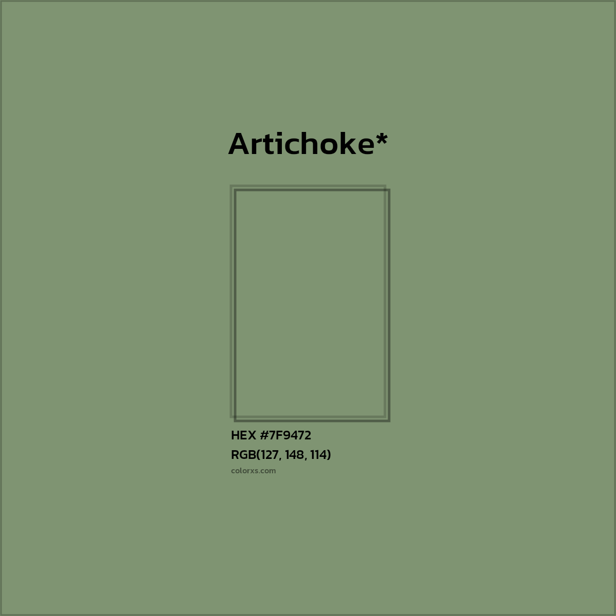 HEX #7F9472 Color Name, Color Code, Palettes, Similar Paints, Images