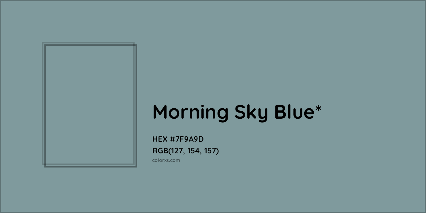 HEX #7F9A9D Color Name, Color Code, Palettes, Similar Paints, Images