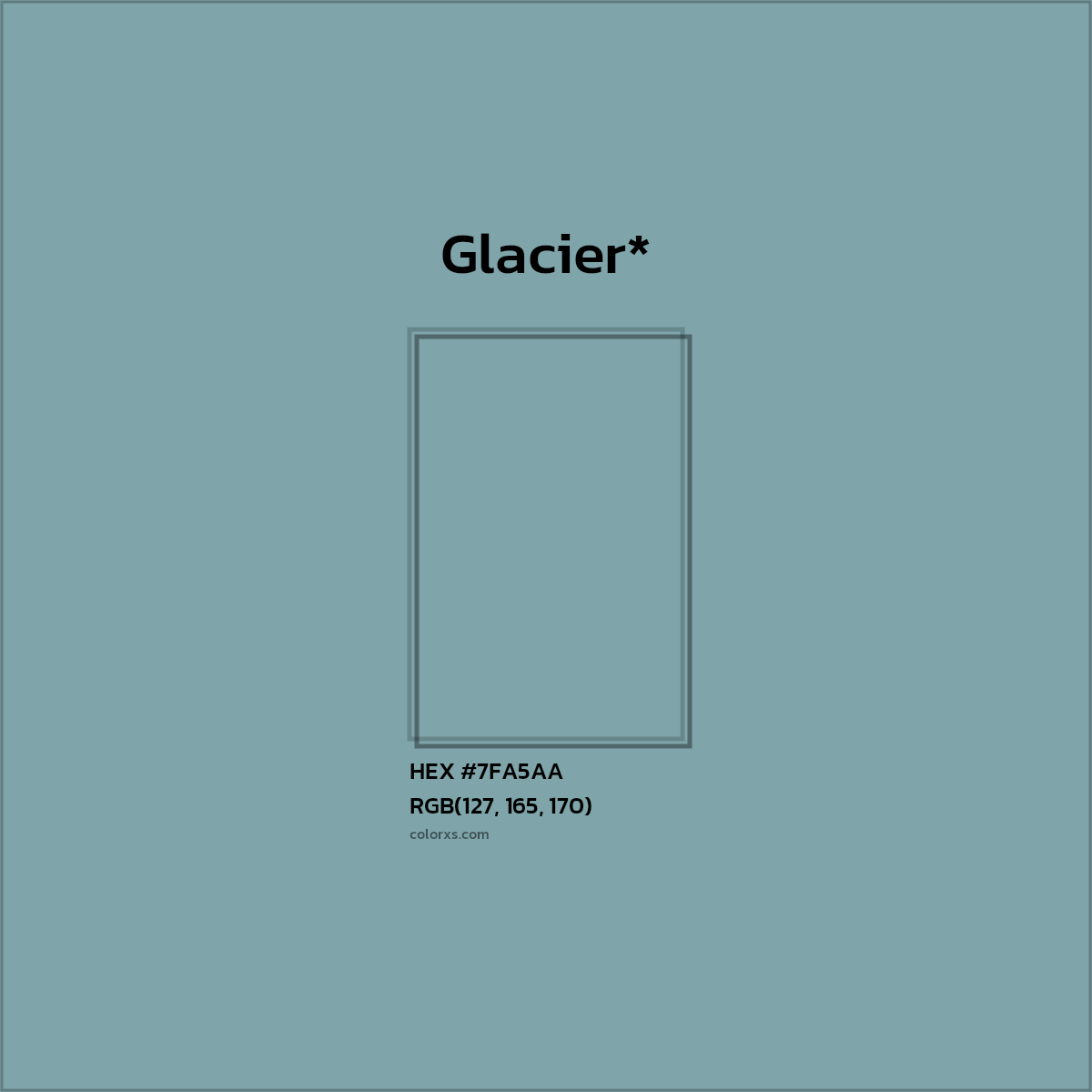 HEX #7FA5AA Color Name, Color Code, Palettes, Similar Paints, Images