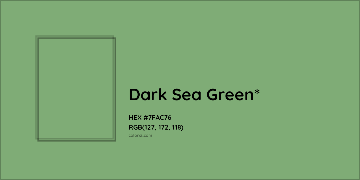 HEX #7FAC76 Color Name, Color Code, Palettes, Similar Paints, Images