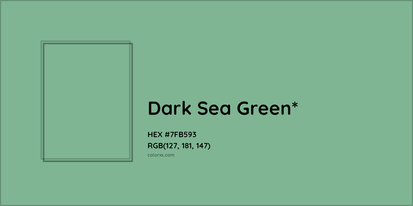 HEX #7FB593 Color Name, Color Code, Palettes, Similar Paints, Images