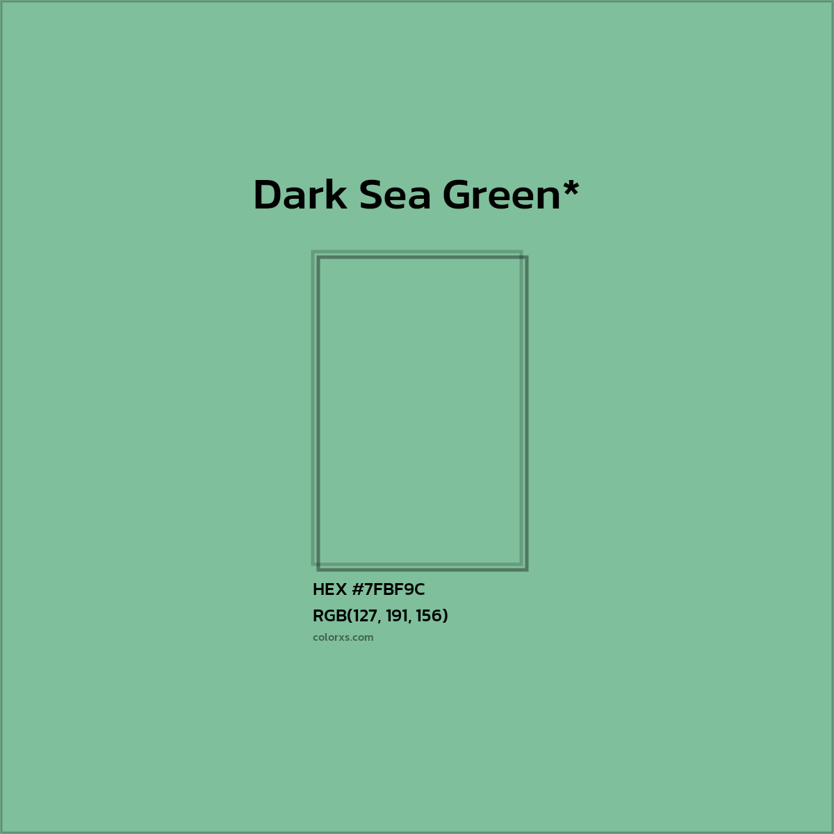 HEX #7FBF9C Color Name, Color Code, Palettes, Similar Paints, Images