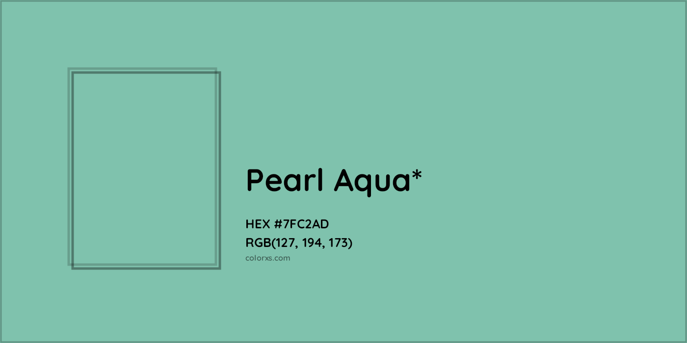 HEX #7FC2AD Color Name, Color Code, Palettes, Similar Paints, Images