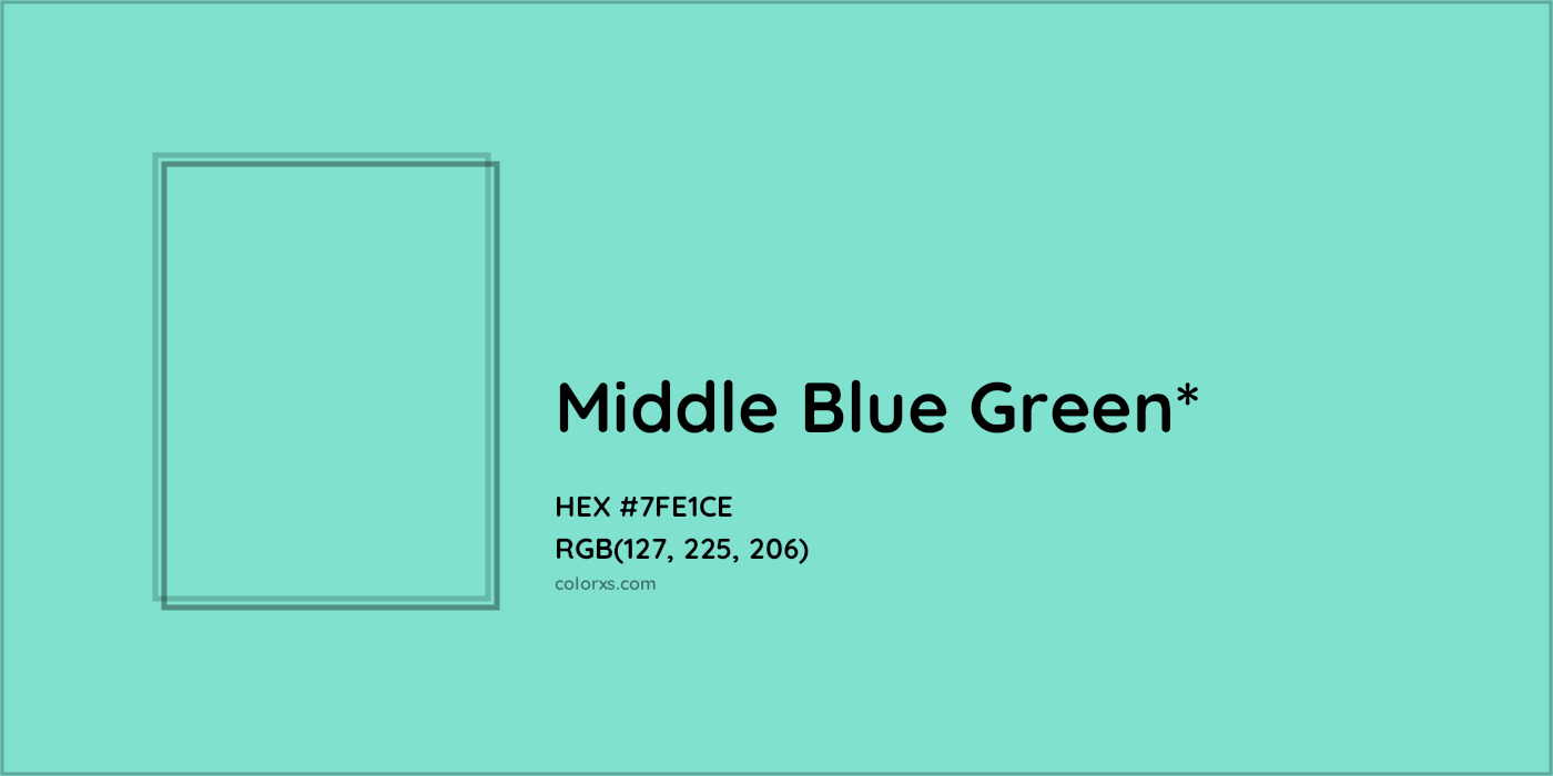 HEX #7FE1CE Color Name, Color Code, Palettes, Similar Paints, Images