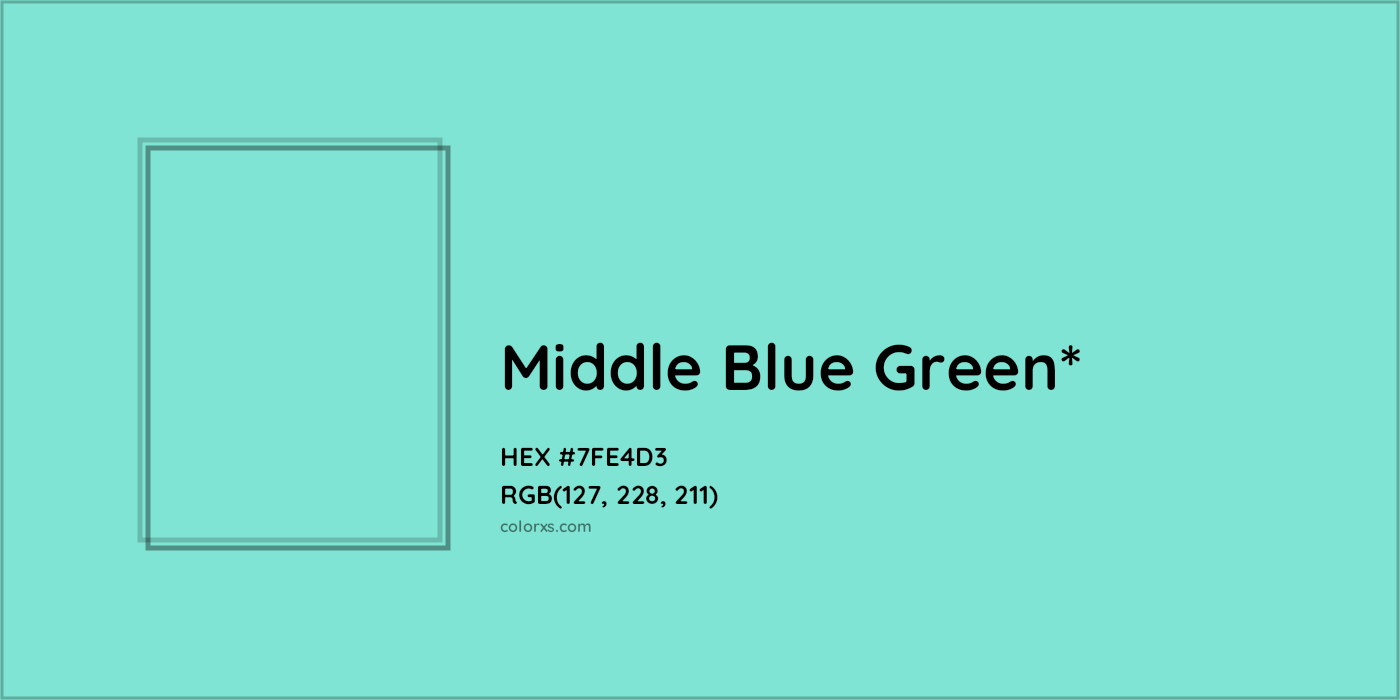 HEX #7FE4D3 Color Name, Color Code, Palettes, Similar Paints, Images