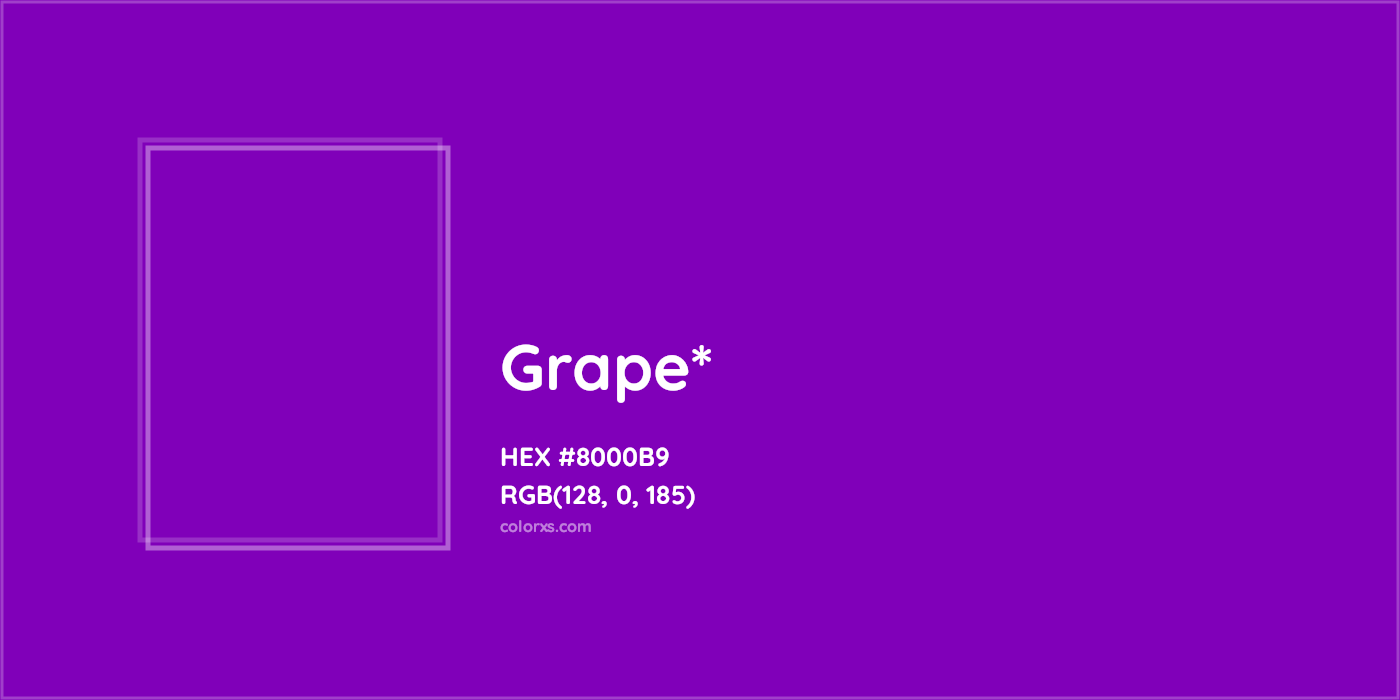 HEX #8000B9 Color Name, Color Code, Palettes, Similar Paints, Images