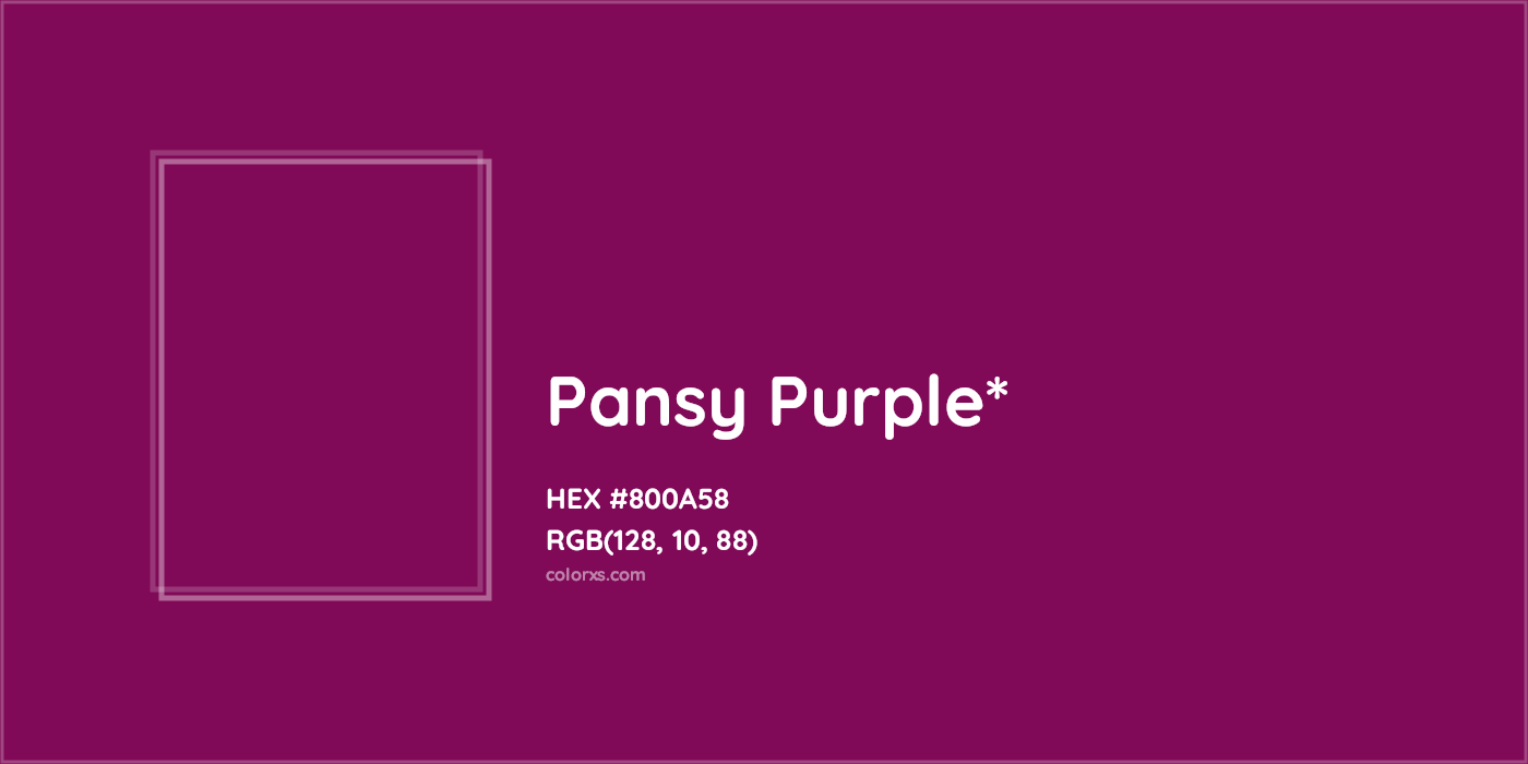 HEX #800A58 Color Name, Color Code, Palettes, Similar Paints, Images