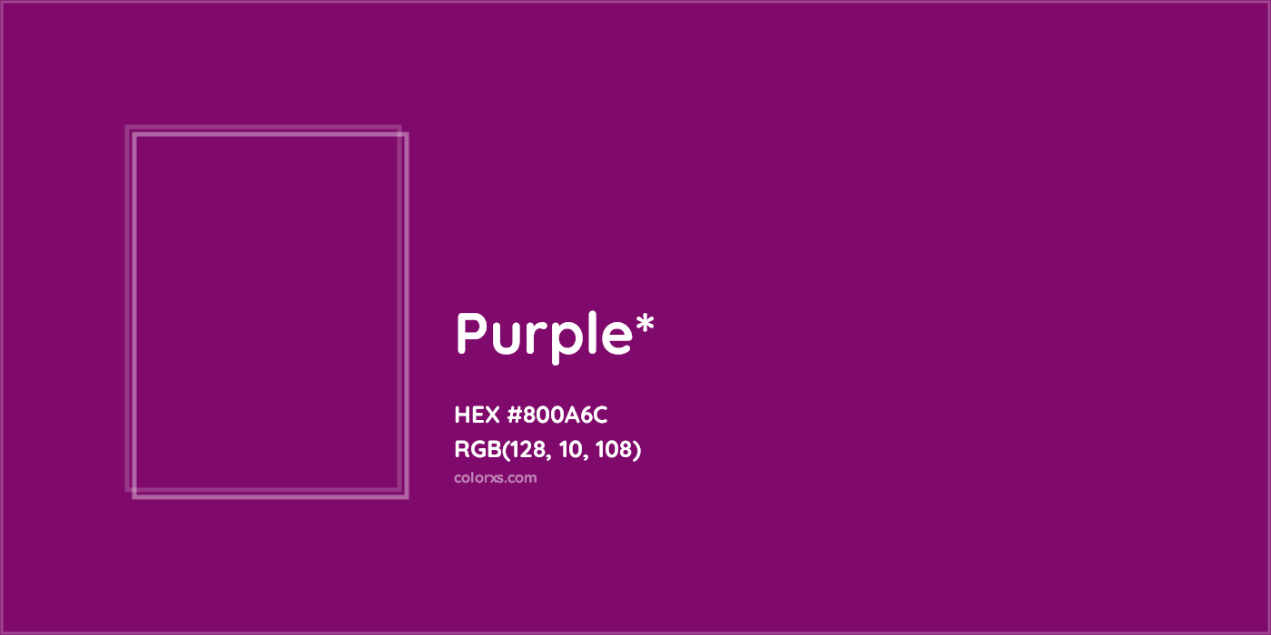 HEX #800A6C Color Name, Color Code, Palettes, Similar Paints, Images