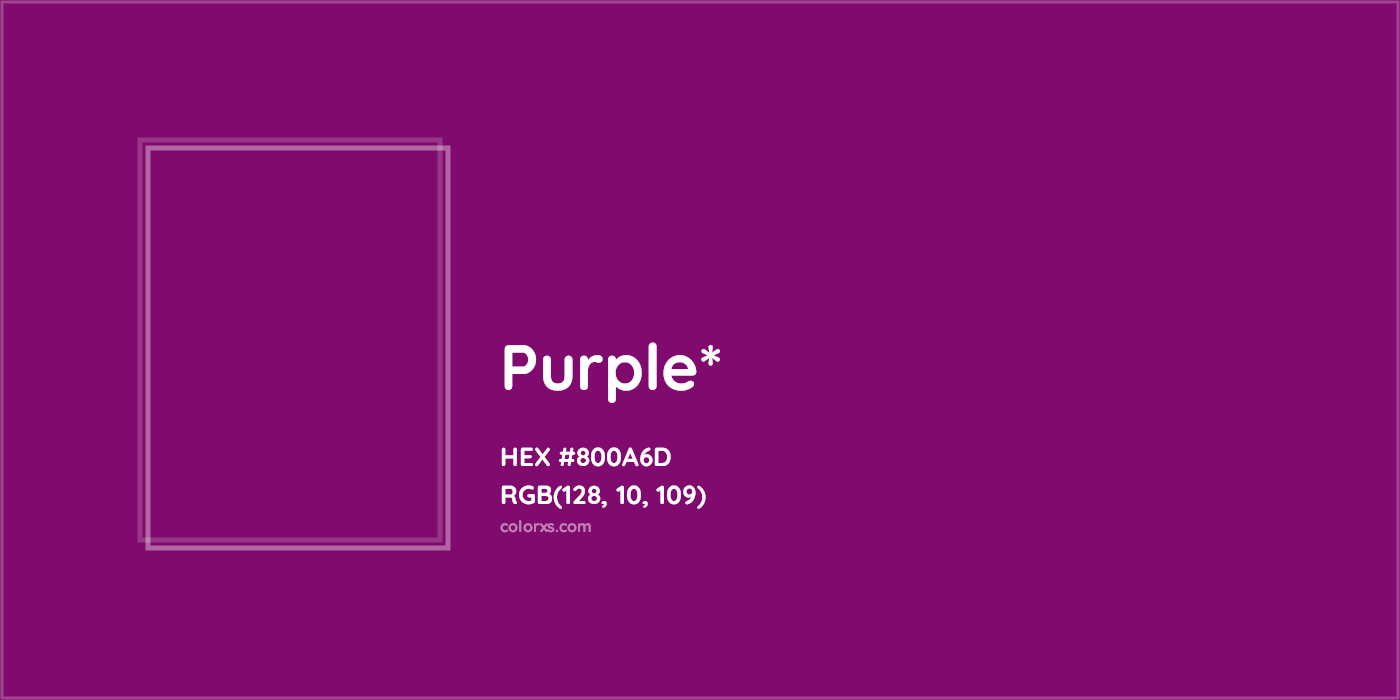 HEX #800A6D Color Name, Color Code, Palettes, Similar Paints, Images
