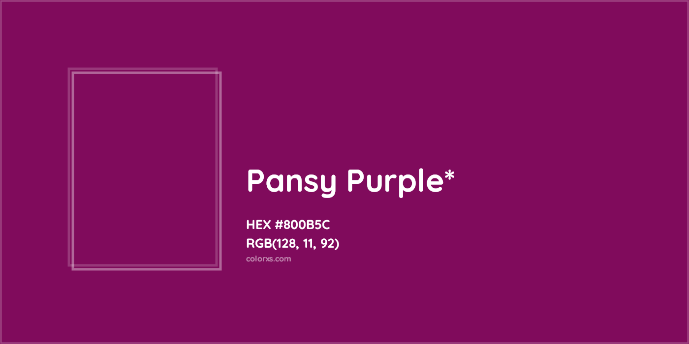 HEX #800B5C Color Name, Color Code, Palettes, Similar Paints, Images