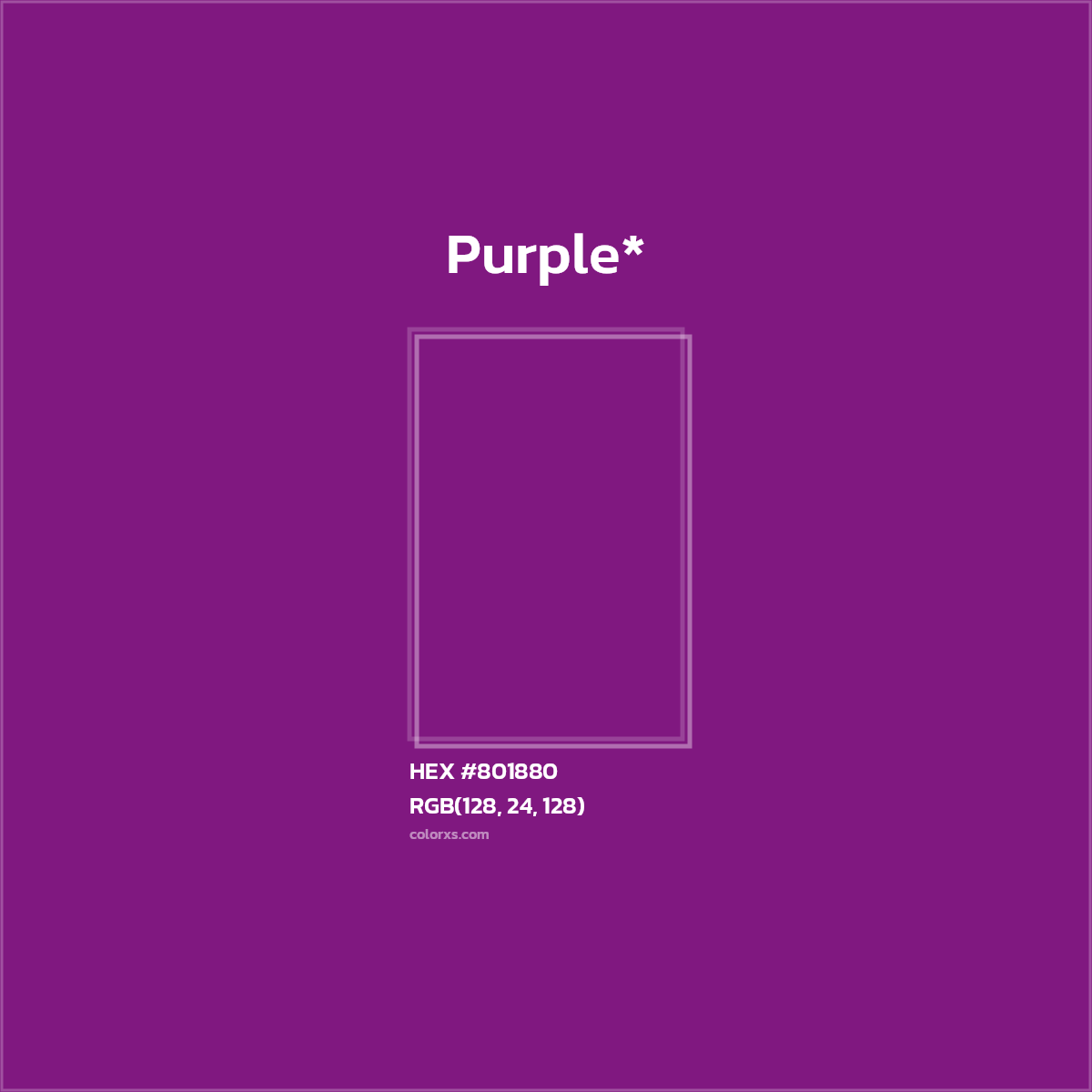 HEX #801880 Color Name, Color Code, Palettes, Similar Paints, Images
