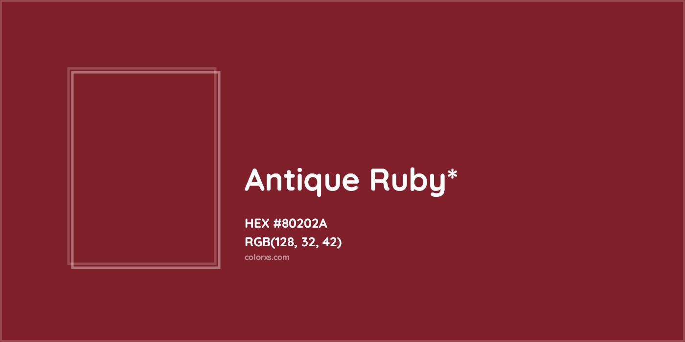 HEX #80202A Color Name, Color Code, Palettes, Similar Paints, Images